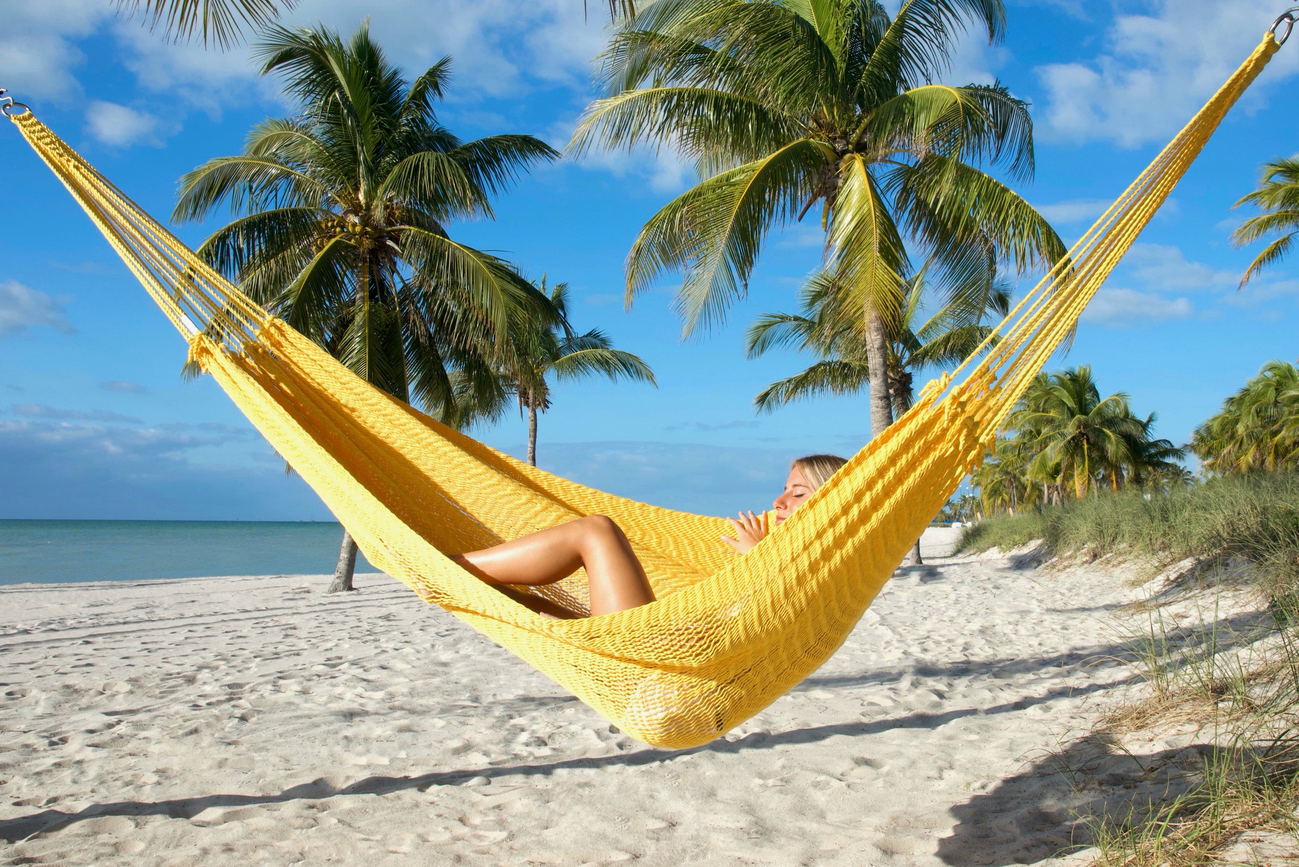 Caribbean Mayan Hammock Yellow – Caribbean Hammocks
