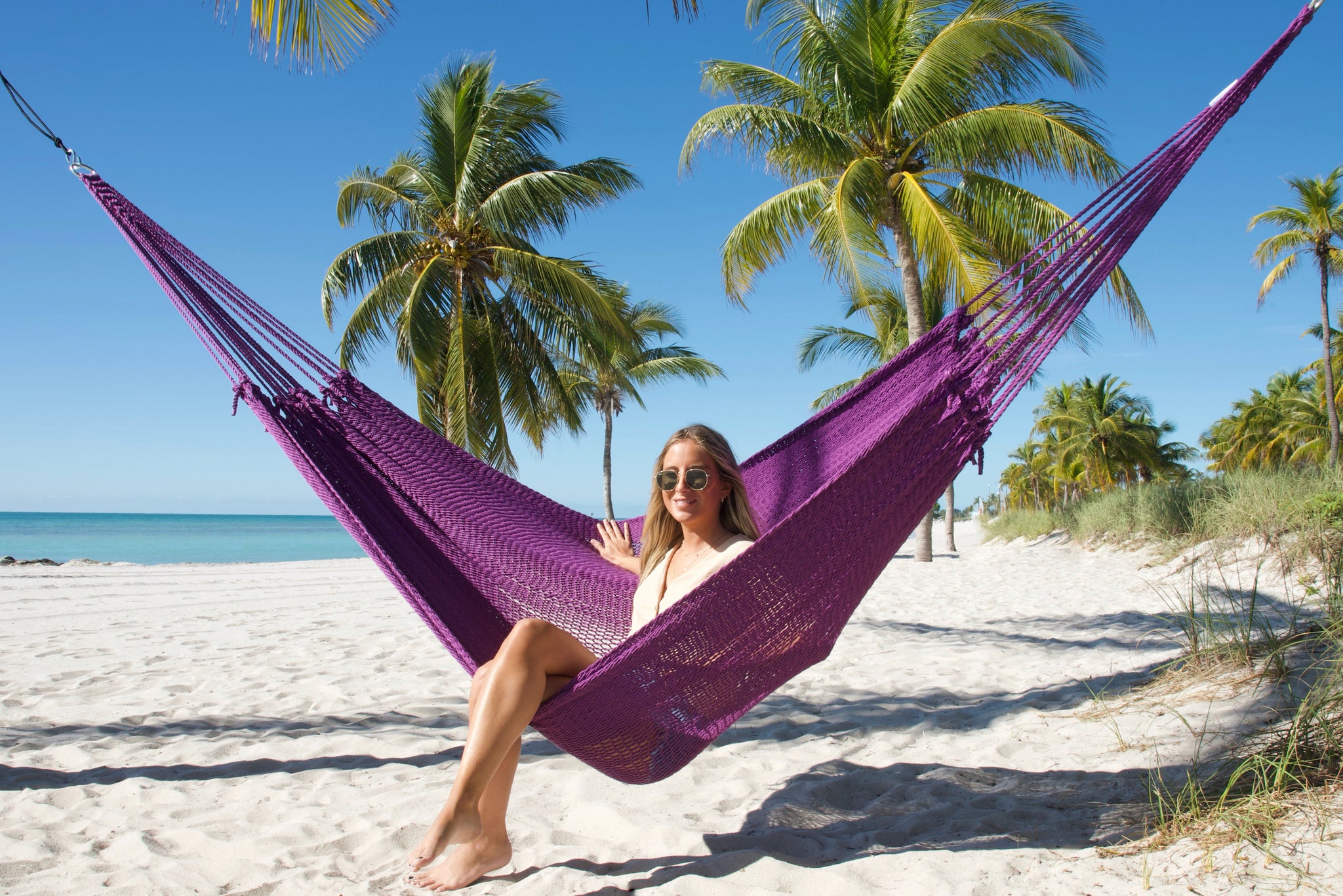0408-051 RELAX HAMMOCK 210cm　（シミあり） Caribbean Mayan Hammock - Purple – Caribbean Hammocks