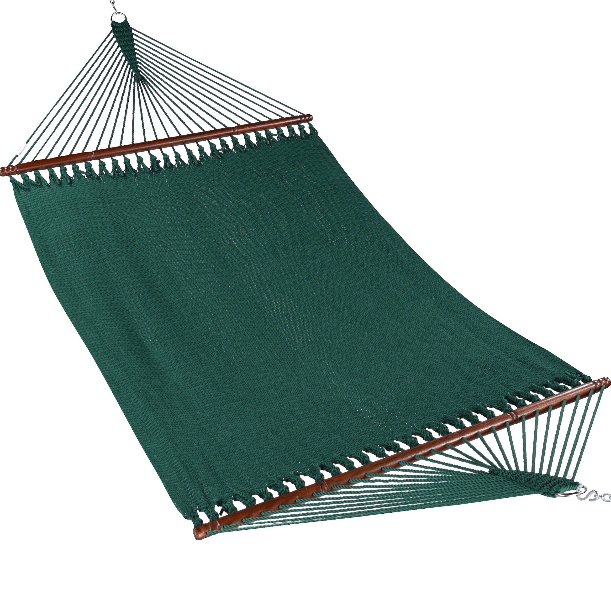 Caribbean Hammocks - Ensemble Island Oasis et support (support vert et  hamac crème)