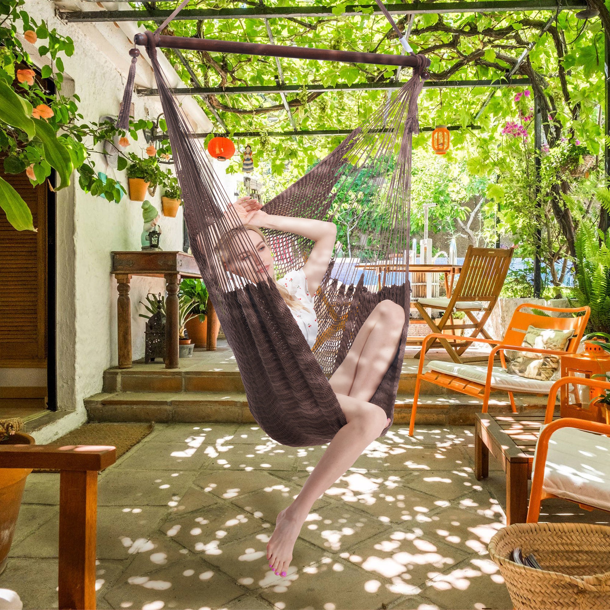 Mocha Caribbean Hammock Chair: Get Now